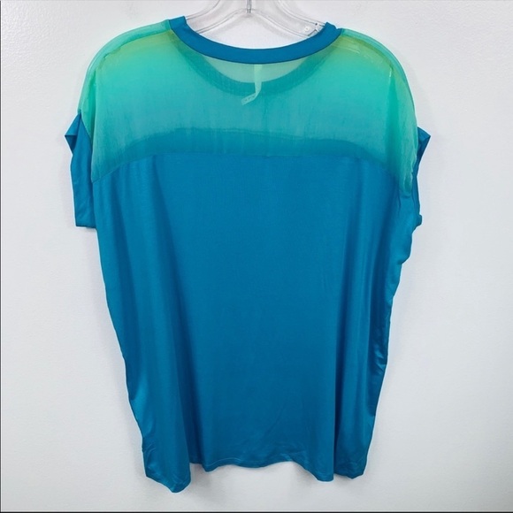 Pastels Clothing Blue Green Tunic Top Medium - Picture 2 of 8